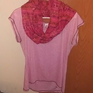 Shirt and scarf